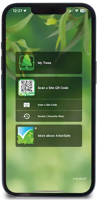 CMyTrees home screen